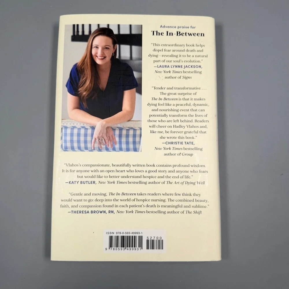 The In Between By Hadley Vlahos R.N.  Hardcover 2023